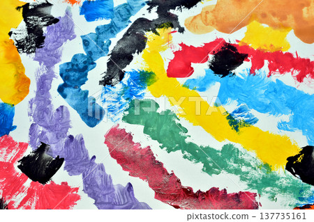Spots, splashes and streaks of watercolor paint. Spots, splashes and streaks of watercolor paint. 137735161