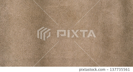 Beige suede texture macro photo as background. Beige suede texture macro photo as background. 137735561