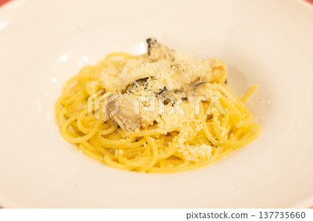 美味的牡蠣奶油意麵 137735660