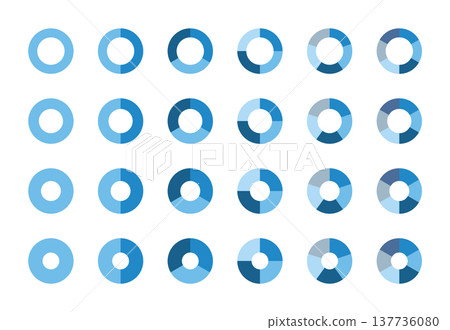 圓形流程圖/圖表圖示集,適用於資訊圖表 圓形流程圖/圖表圖示集,適用於資訊圖表 137736080