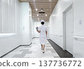 Hospital Corridor Nurse 137736772