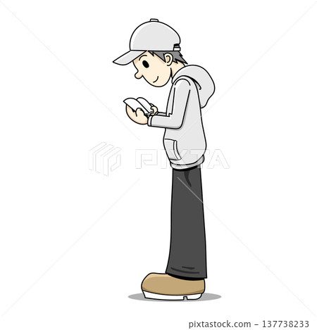 一個男人在讀書(手繪) 一個男人在讀書(手繪) 137738233