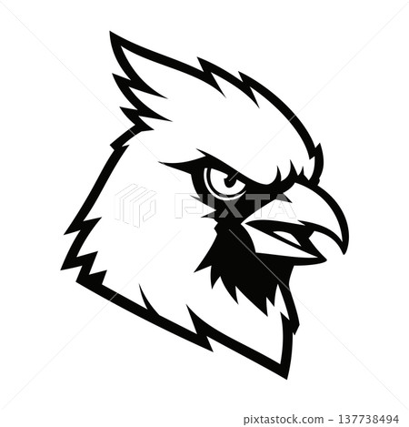 cardinal head mascot logo design vector template cardinal head mascot logo design vector template 137738494
