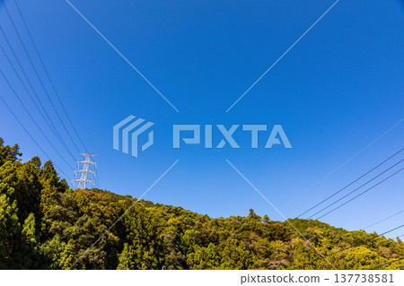 Kajishima, Morimachi, Shuchi District, Shizuoka Prefecture: Mountain village scenery Kajishima, Morimachi, Shuchi District, Shizuoka Prefecture: Mountain village scenery 137738581