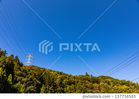 Kajishima, Morimachi, Shuchi District, Shizuoka Prefecture: Mountain village scenery Kajishima, Morimachi, Shuchi District, Shizuoka Prefecture: Mountain village scenery 137738583
