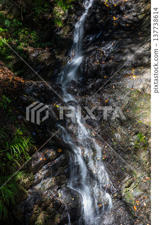 Kajishima, Morimachi, Shuchi District, Shizuoka Prefecture: Mountain village scenery 137738614