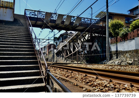 Sanyo main track (around Onomichi Station / Onomichi city, Hiroshima prefecture) Sanyo main track (around Onomichi Station / Onomichi city, Hiroshima prefecture) 137739739