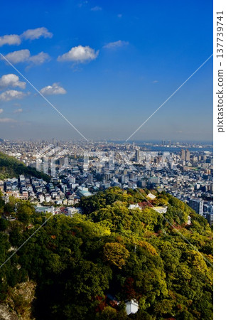 從神戶布引香草園眺望神戶市(兵庫縣神戶市中央區) 從神戶布引香草園眺望神戶市(兵庫縣神戶市中央區) 137739741