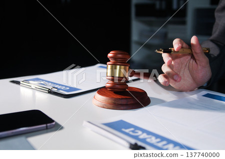 Consultation and conference of professional businesswoman and Male lawyers working and discussion having at law firm in office. Concepts of law, Judge gavel with scales of justice Consultation and conference of professional businesswoman and Male lawyers working and discussion having at law firm in office. Concepts of law, Judge gavel with scales of justice 137740000