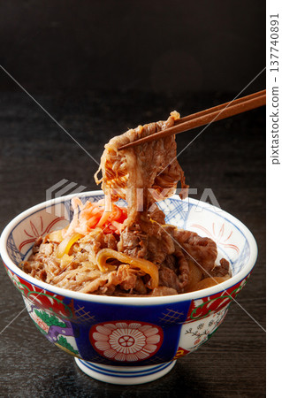 beef bowl beef bowl 137740891