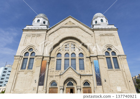 Lucenec Synagogue building facade in Slovakia Lucenec Synagogue building facade in Slovakia 137740921