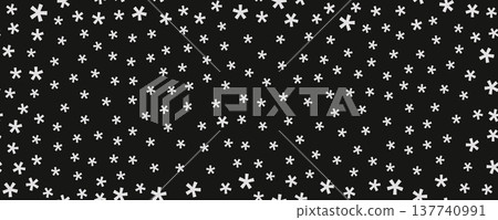 Abstract white asterisk stars scattered Abstract white asterisk stars scattered 137740991