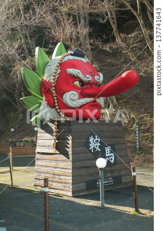 Tengu statue at Kurama Station, Kyoto 137741643