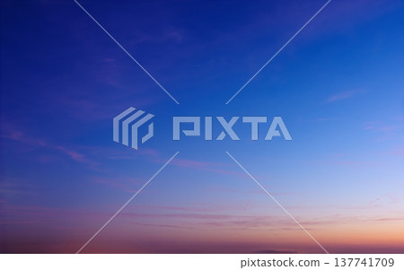 Beautiful dramatic scenic after sunset sky background after sunset 137741709