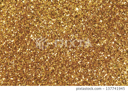 Background filled with shiny gold glitter. Background filled with shiny gold glitter. 137741945