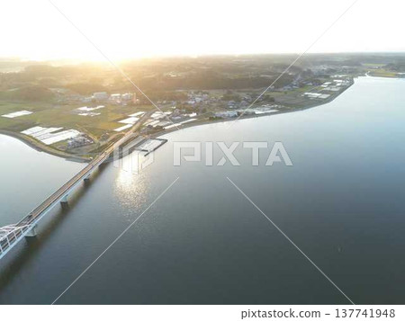 [Aerial view] Kashima Ohashi Bridge 137741948