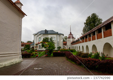 Vvedensky Tolga convent in Yaroslavl, Russia. Golden ring of Russia Vvedensky Tolga convent in Yaroslavl, Russia. Golden ring of Russia 137742090