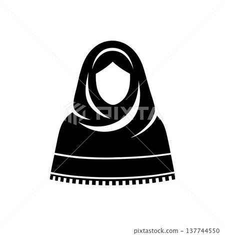 Middle Eastern Hijab Icon Middle Eastern Hijab Icon 137744550