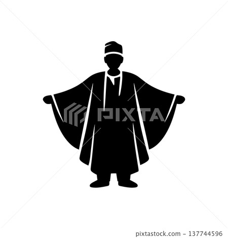 West African Agbada RobeIcon West African Agbada RobeIcon 137744596