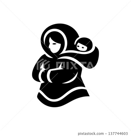 Inuit Mother Amauti Parka Icon 137744603