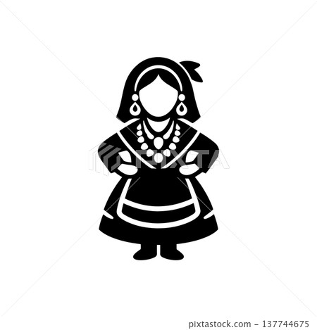 Southern European Mediterranean Matriarch Icon Southern European Mediterranean Matriarch Icon 137744675