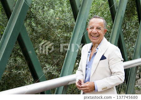 Older man with a youthful and energetic appearance Older man with a youthful and energetic appearance 137745680
