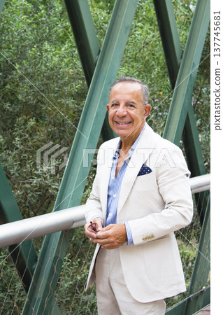 Older man with a youthful and energetic appearance Older man with a youthful and energetic appearance 137745681