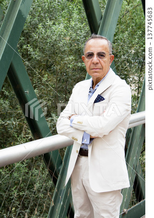 Older man with a youthful and energetic appearance Older man with a youthful and energetic appearance 137745683