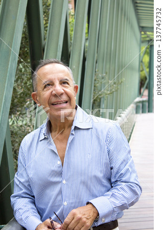 Older man with a youthful and energetic appearance Older man with a youthful and energetic appearance 137745732