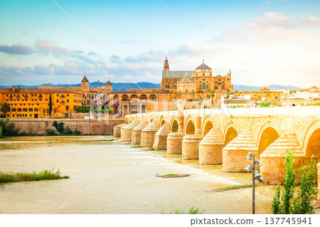 old town at night Cordoba, Spain 137745941