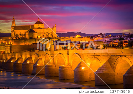 old town at night Cordoba, Spain old town at night Cordoba, Spain 137745946