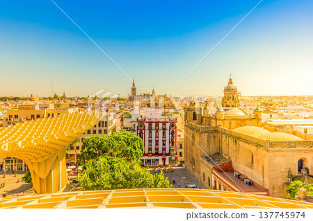 cityscape of Seville, Spain cityscape of Seville, Spain 137745974