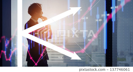 商業人士的思維方式與金融形象:K型經濟 商業人士的思維方式與金融形象:K型經濟 137746061