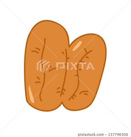 chinese bread patongo, traditional thai breakfast 137746308