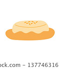 lemon cookie dessert illustration 137746316