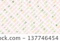 [Spring background material] Colorful Japanese pattern illustrations of traditional motifs 137746454