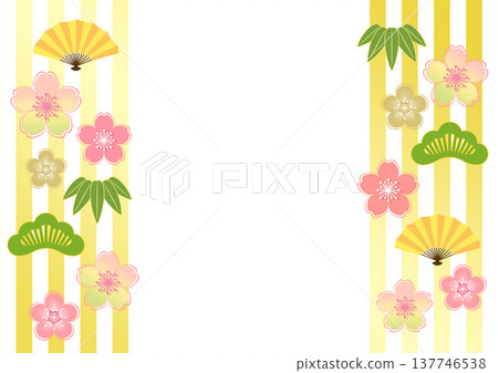Japanese pattern background 137746538