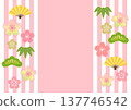 Japanese pattern background 137746542