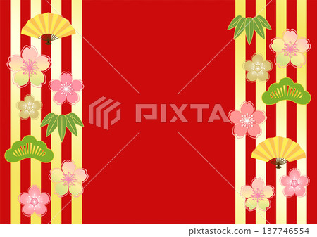 Japanese pattern background Japanese pattern background 137746554