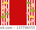 Japanese pattern background 137746555
