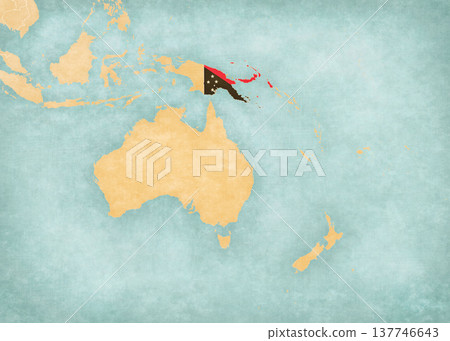 Map of Australasia - Papua New Guinea Map of Australasia - Papua New Guinea 137746643
