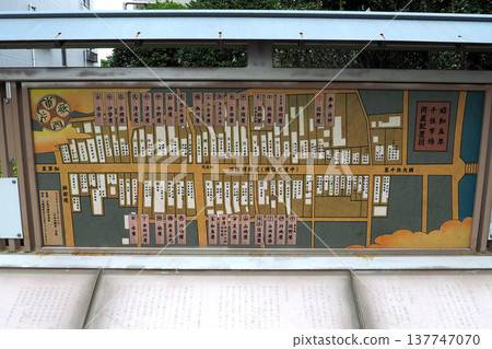Layout map of Senju Vegetable Market (Adachi Ward, Tokyo) Layout map of Senju Vegetable Market (Adachi Ward, Tokyo) 137747070
