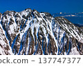 北阿爾卑斯山脈穗高山脈的雪峰，包括明神山。 137747377