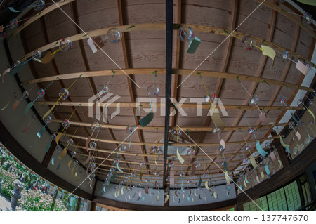 A photograph of the wind chime of Tokoin in Ayabe City, Kyoto Prefecture A photograph of the wind chime of Tokoin in Ayabe City, Kyoto Prefecture 137747670