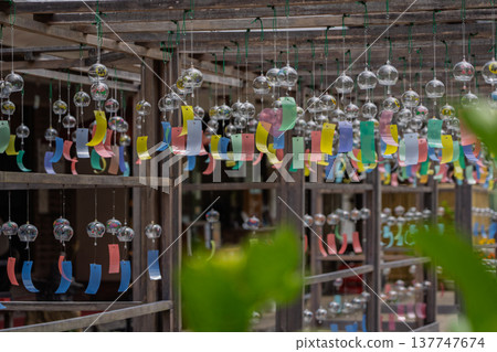 A photograph of the wind chime of Tokoin in Ayabe City, Kyoto Prefecture 137747674