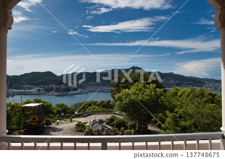 View of the sea from the Glover House, Nagasaki View of the sea from the Glover House, Nagasaki 137748675