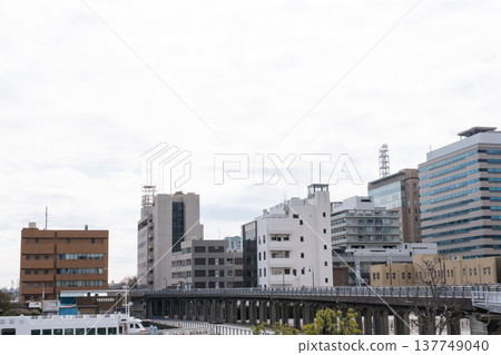 The view of the buildings along Nihon-Odori 137749040