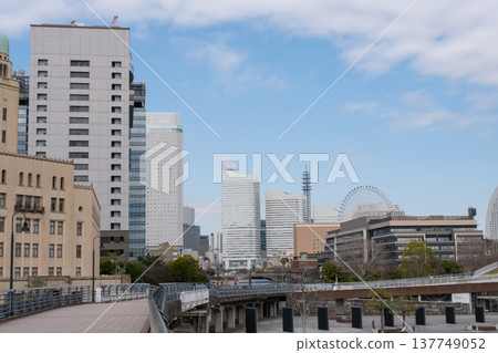 View of Minato Mirai from Pier Elephant's Trunk View of Minato Mirai from Pier Elephant's Trunk 137749052