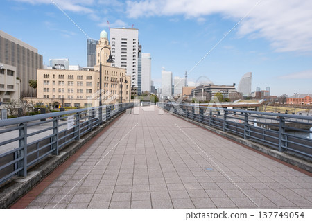 Scenery of the Yamashita Port Line Promenade Scenery of the Yamashita Port Line Promenade 137749054