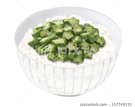 Okra bowl Okra bowl 137749335